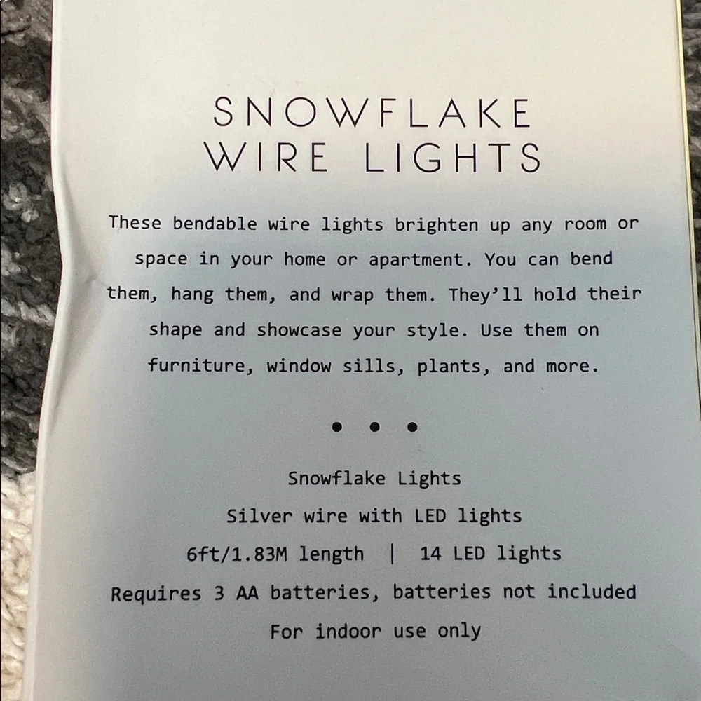 SIX Christmas LED lights, NIB and EUC! Candy canes, bells, snowflakes, multi!